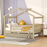 Creativity House Bed With Twin Size Trundle