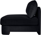 Hammond - Velvet Performance Fabric Upholstered Armless Chair