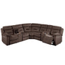 Power Reclining Sectional Set With Console Cup Holders