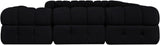 Orin - Velvet Performance Fabric Upholstered 9 Piece Sectional