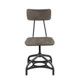 Jonquil - Side Chair With Swivel (Set of 2) - Gray Oak & Sandy Gray