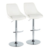 Diana - Adjustable Stool (Set of 2) - Blue