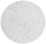Emery - Marble/Stone Dining Table - White