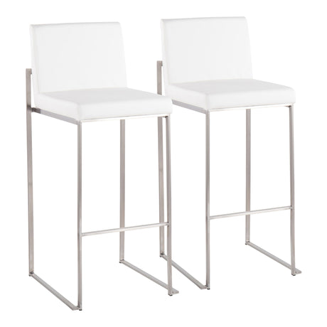 Fuji - Contemporary And Modern Elegance High Back Barstool