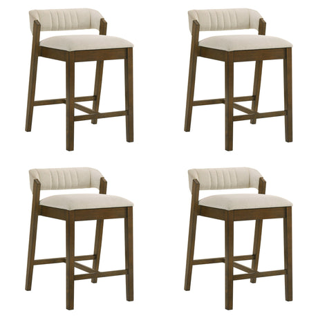Landyn - 30" Sepia Brown Bar Height Rubberwood Barstool