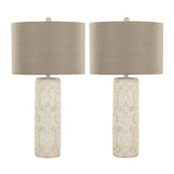 Charlotte - 30" Polyresin Table Lamp (Set of 2) - Beige