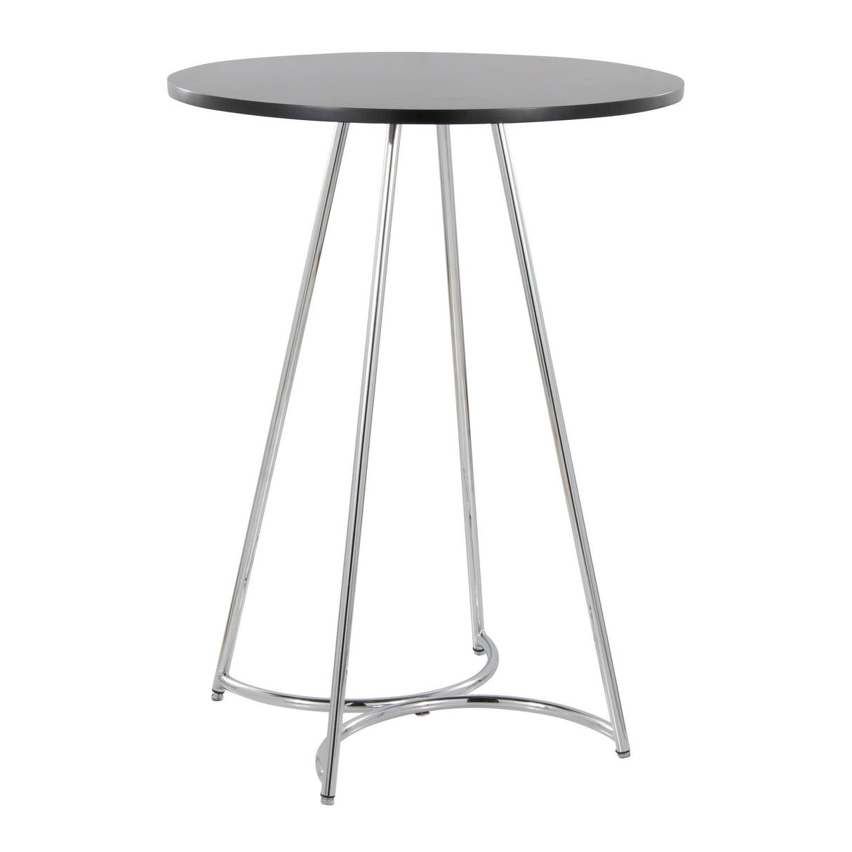 Cece - Counter Table - Chrome Metal