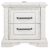 Mckinney - 2-Drawer Nightstand With Dual USB - Vintage White