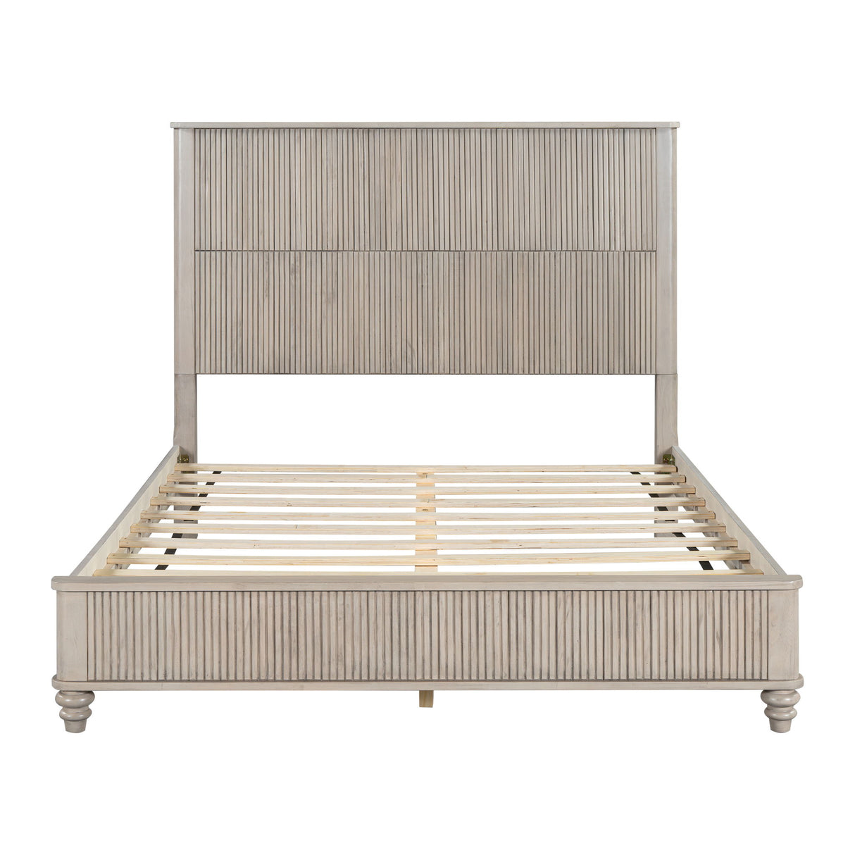 Platform Bed Frame With Tall Headboard