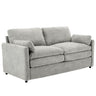 Cozy Upholstered Plush Cushion Loveseat Sofa For Living Room