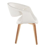 Curvo - Upholstered Chair (Set of 2) - Zebra Wood Legs