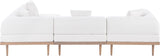 Laguna - 4 Piece 106.5" Upholstered Outdoor Patio Modular Sectional
