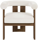 Arienzo - Performance Fabric Upholstered Accent Chair - Walnut Base