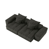 Modern Oversized Diy Combination Modular Sectional Sofa With Pillows