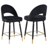 Open Back Counter Height Stools (Set of 2)