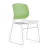 Ergonomic Backrest Stacking Chairs (Set of 4)
