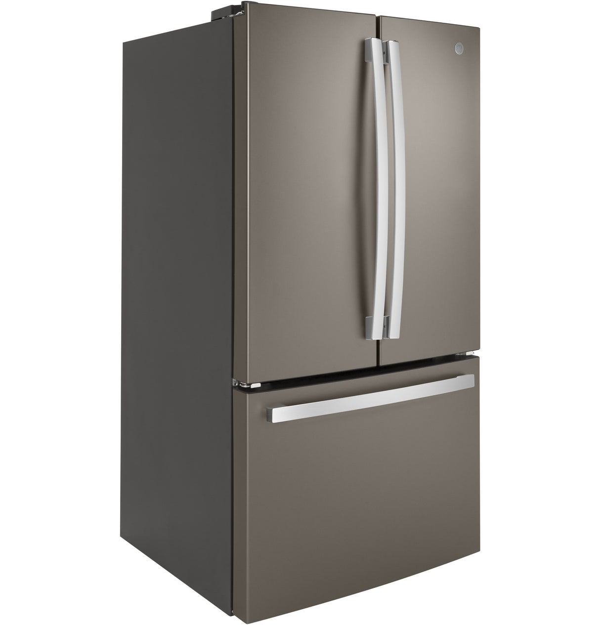 GE GNE27JMMES - 36 in. 27 cu. ft. French Door Refrigerator with Internal Water Dispenser - Fingerprint Resistant Slate