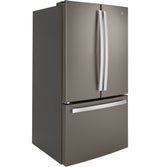 GE GNE27JMMES - 36 in. 27 cu. ft. French Door Refrigerator with Internal Water Dispenser - Fingerprint Resistant Slate