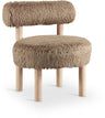 Ambre - Shearling Fabric Accent Chair