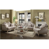 Chelmsford - Sofa With 5 Pillows - Beige Fabric & Antique Taupe