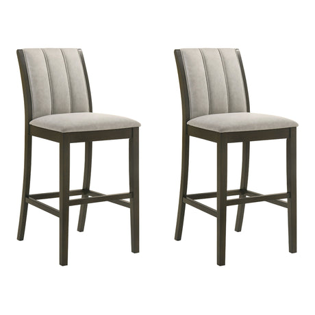 Nolan - 26" Counter Height Rubberwood Barstool (Set of 2)