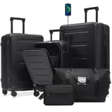 Hardside Luggage Set 5 Piece With Front Opening