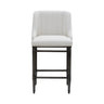 Marvin - Steel Frame Faux Leather Upholstered Counter Height Barstool