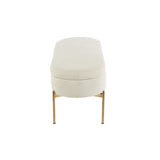 Chloe - Contemporary/Glam Storage Bench