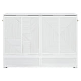 Murphy Bed With Large Drawer, USB Ports And Outlets