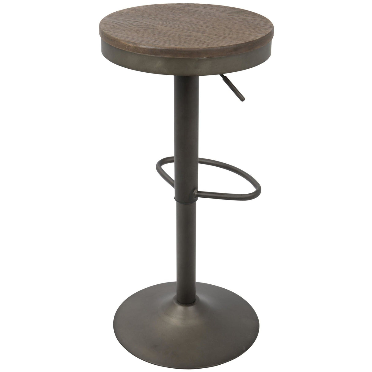 Dakota - Adjustable Barstool - Antique Metal