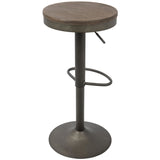 Dakota - Adjustable Barstool - Antique Metal