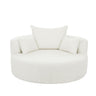 360° Swivel Chair Accent Barrel Chair With Removable Pillows