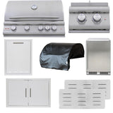 Blaze LTE+ 8-Piece 32-Inch Propane Outdoor Kitchen Package