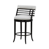 Telia - Upholstered Swivel Counter Height Barstool
