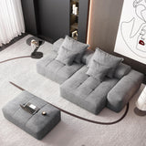 Modern Oversized Diy Combination Modular Sectional Sofa With Pillows