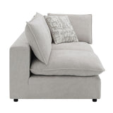 Marisa - Modular RF Loveseat With 2 Pillows - Beige Boucle