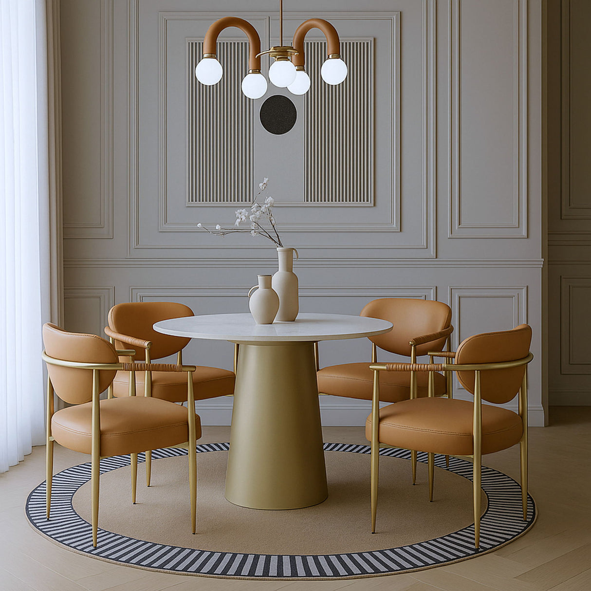 Virella - Faux Leather Upholstered Dining Chair (Set of 2)