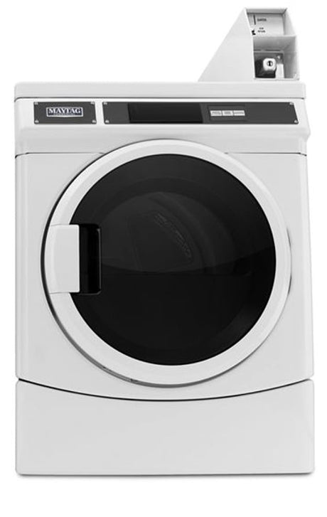 Maytag Commercial MDE28PDCYW Single-Load Electric Dryer White