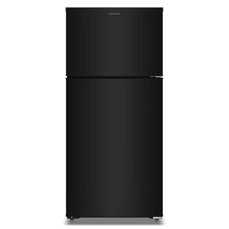 Amana ARTX2314TB 28 in. 14 cu. ft. top-freezer refrigerator in black - front view