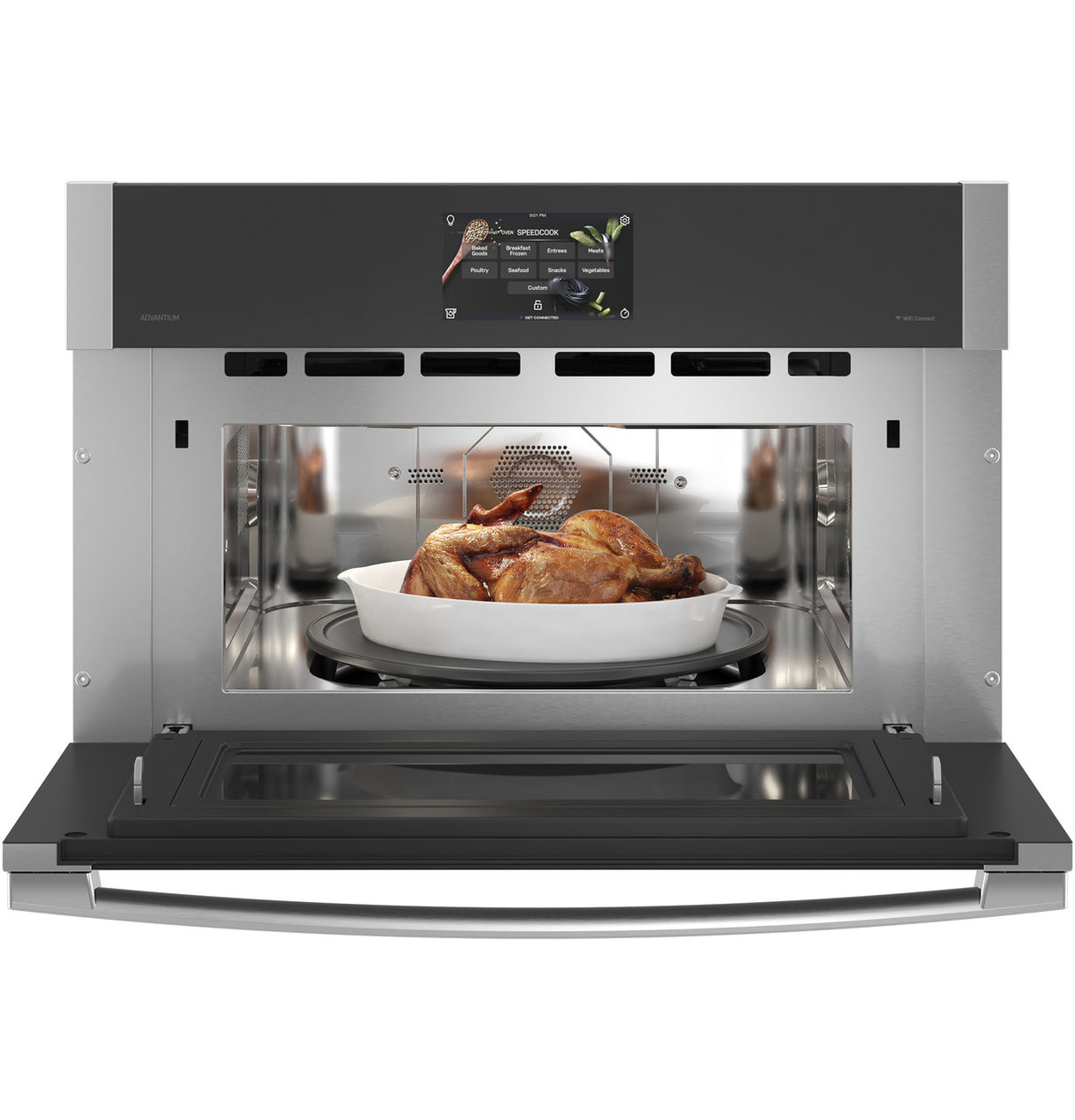 GE Profile 30 in. Built-In Advantium Speedcook Wall Oven, Stainless Steel - PSB9120SVSS