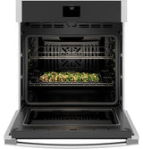 GE 27 in. Smart Built-In Convection Single Wall Oven with No Preheat Air Fry - JKS5000SVSS