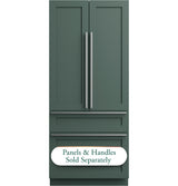 Café 36" Panel-Ready Fully Integrated French-Door Refrigerator, 20.1 cu. ft. with Convertible Climate Drawer & WiFi - Custom Panel