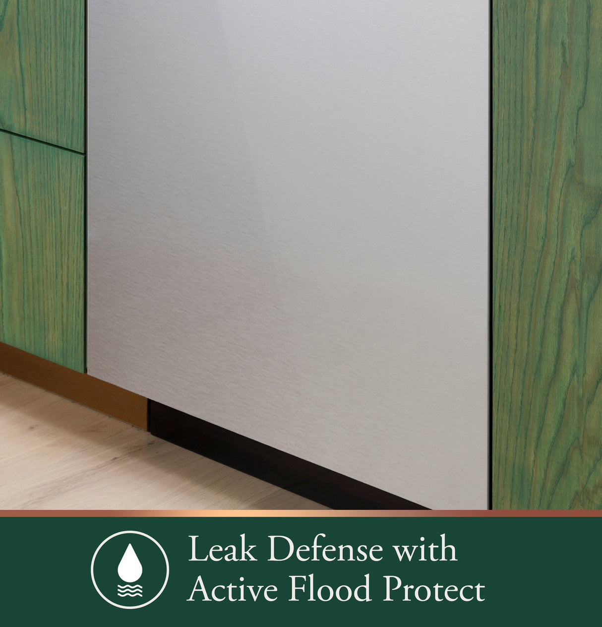 Café CDT888P4VW2 Active Flood Protect leak detection feature