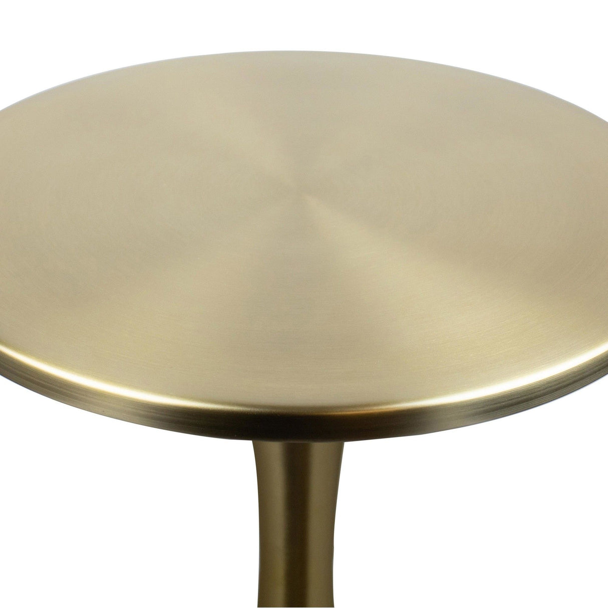 Lenuxe - 24" Metal Accent Table - Gold