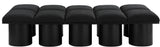 Pavilion - 10 Piece Modular Bench With Black Base