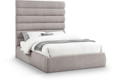 Adam - Linen Fabric Bed With 70.5" Headboard