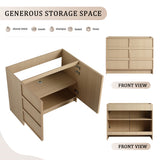 Freestanding Bathroom Vanity With Soft Close Doors
