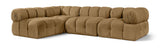 Orin - Fabric Velvet 4 Piece Modular Sectional
