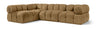 Orin - Fabric Velvet 4 Piece Modular Sectional
