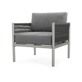 Hargrove - Club Chair - Silver / Gray